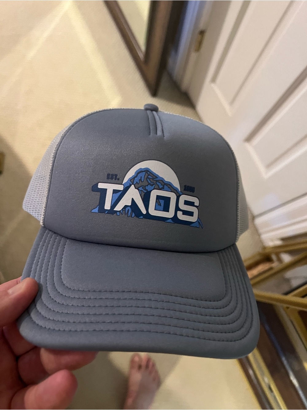 TAOS Trucker Hat in Slate Blue